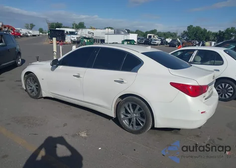 2015 Infiniti Q50 Premium из США, поврежденный, VIN JN1BV7ARXFM416349